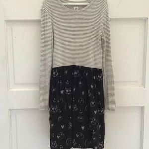 Long sleeve striped dress!